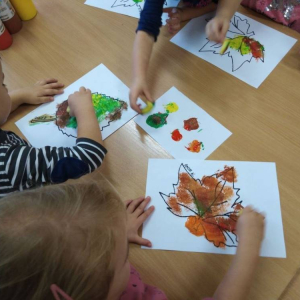  Jesień w przedszkolu - zajęcia dzieci