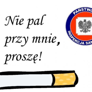 plakat programu - „Nie pal przy mnie proszę” 